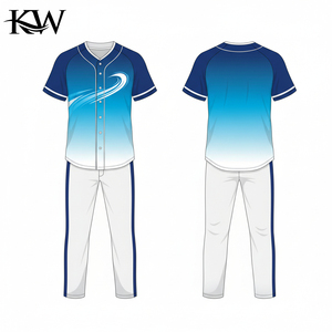 Baseball Uniform Set Premium Quality Polyester Jersey and Pants Lightweight Breathable Fabric Moisture Control Technology - Product Image 6