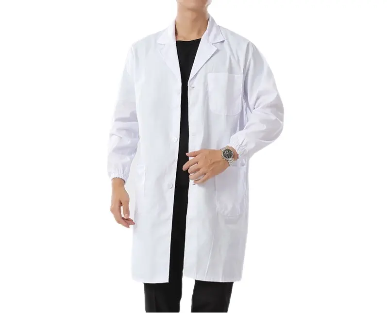 High End Wholesale Hospital Medical Lab Doctor Coats Jacket Uniform for Male Female Doctors White Coat Men Lab OEM Service