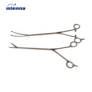 Cirugía Laparoscopia Toracoscopia Acero inoxidable 6mm Fórceps de disección de doble articulación Juego de instrumentos Manual - Product Image 1