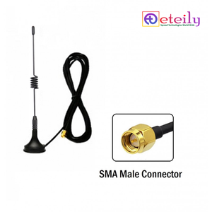 เสาอากาศแม่เหล็กแบบสปริง 433MHz 8dBi พร้อมสายเคเบิล RG174 (L-3Mtr) + ขั้วต่อ SMA ตัวผู้ - Product Image 1