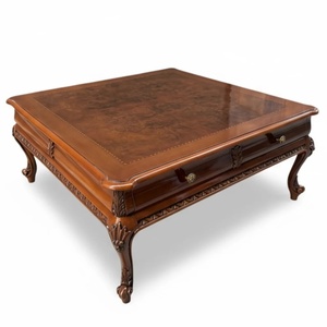 Antique Coffe Table Made Of <b>Solid</b> Teak <b>Wood</b> High Quality With Dark Brown For Living Room Use. - Product Image 1