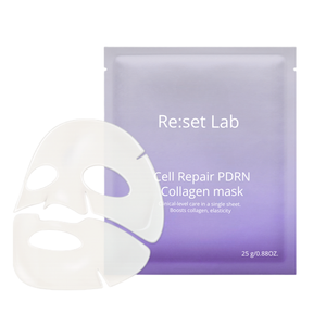 Maschera per il viso idrogel per la riparazione del DNA | PDRN + collagene | Cerotto lenitivo per la pelle sensibile | Sbiancamento antirughe | - Product Image 5