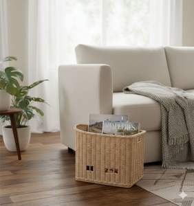 Cesta de Bicicleta de Mimbre Hecha a Mano - Product Image 3