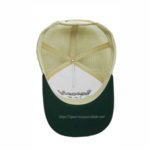 Casquette de baseball en mousse personnalisée avec logo brodé, ajustable, bicolore, pour hommes et femmes, vente en gros - Product Image 4