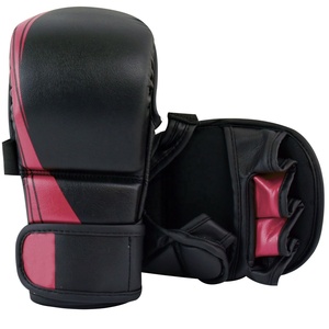 Gants de tir MMA en cuir véritable personnalisés, moule fait main haute densité, coupe universelle, logo personnalisé pour l'entraînement aux arts martiaux - Product Image 1