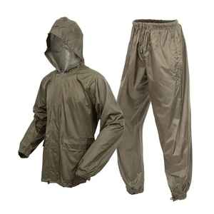 Chaqueta Impermeable con Capucha para Adultos, Chaqueta de Lluvia Informal de Poliéster para Senderismo y Camping, Ropa de Lluvia Individual - Product Image 1