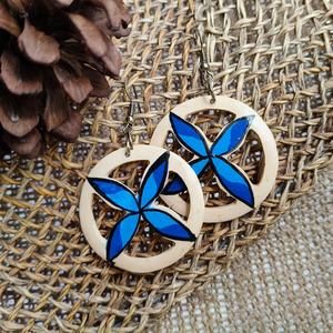 أقراط مجوهرات هاواي مخصصة للشاطئ مستديرة القرط على طراز الجزيرة الاستوائية بألوان مختلفة للنساء والفتيات - Product Image 2