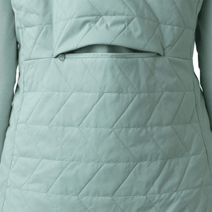 Chaleco Acolchado de Último Diseño, Cálido, con Cierre Largo, Personalizado, Sin Mangas, para Mujer - Product Image 3