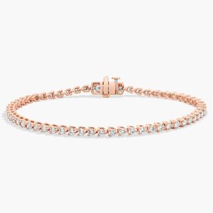 Pulsera de tenis de 7 pulgadas con tres puntas y diamantes cultivados en laboratorio - Product Image 5