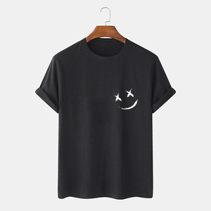 เสื้อยืดผู้ชายราคาโรงงาน สกรีนโลโก้ได้ตามต้องการ ผ้าฝ้าย 100% เนื้อหนา สไตล์ไฮสตรีท ระบายอากาศได้ดี แห้งเร็ว ขายส่ง - Product Image 4