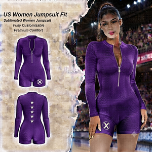 Mono de manga larga con cuello en V profundo para mujer, cintura alta, largo completo, verde liso, de spandex y poliéster, sexy, para discoteca - Product Image 5