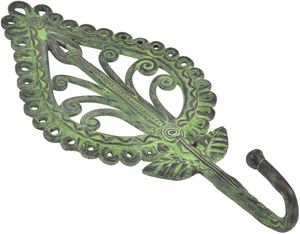 Brass Heavy Duty Decorative Vintage Key Holder Wall Mounted Antique Key <b>Hanger</b> Organizer for Home Office Entryway Handmade Gift - Product Image 3