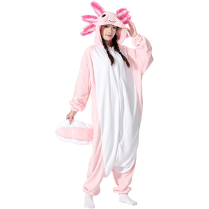Pyjama Combinaison Femme Personnalisé à Capuche Hiver Automne en Polaire Respirant avec Logo Imprimé Brodé sur le Devant Manches Longues - Product Image 1