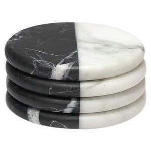 Modern Luxury Home Decor <b>Marble</b> <b>Coaster</b> 4x4 Round Handmade Eco-Friendly High Quality for Home Kitchen Use - Product Image 3