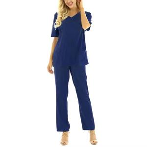Top Sale Custom Made <b>Scrub</b> Uniform Women Medical Clothing Nurse Uniform <b>Scrub</b> <b>Set</b> for Hospital With Customize Logo & Cheap price - Product Image 3