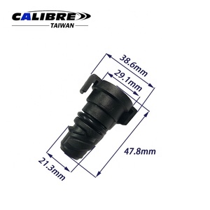 TAIWAN CALIBRE PA6+GF Plastic Engine Oil <b>Drain</b> Plug Key with Rubber <b>O</b> Ring for Ford (Black) - Product Image 3