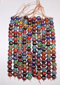 Perles rondes au chalumeau et en verre de 12mm pour la fabrication de bijoux et la décoration de gâteaux de mariage à des fins décoratives en cristal - Product Image 5