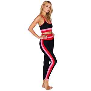 Ropa Deportiva para Mujer, Talla XL, Conjunto de Gimnasio y Fitness, Traje de Yoga de Talla Grande con Logotipo en la Cintura - Product Image 5