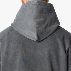 Men Acid Wash <b>Hoodies</b> 100% Cotton Winter Knitted Premium Soft Faded Look Perfect for Casual Wear Street Style Acid Wahed <b>Hoodies</b> - Product Image 5