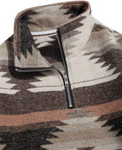 Most Sell Men's Autumn <b>Cardigan</b> <b>Sweaters</b> Trending 1/4 Zip Pullover Pattern Long Sleeved 100% Cotton Casual Design ODM Fashion - Product Image 5