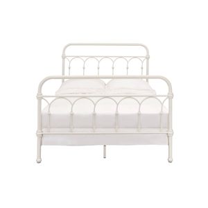 Letto matrimoniale in metallo con finitura bianco citron - Product Image 5