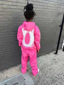 Survêtement de sport personnalisé coupe-vent ample en polyester et nylon, veste de survêtement coupe-vent - Product Image 6