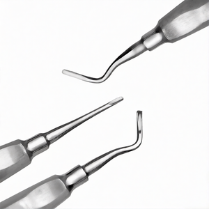 Juego de 9 Piezas para Extracción Dental Oral Básica Manual, Kit de Elevadores y Pinzas de Acero Inoxidable, Bolsa Plegable, Autoclavable, Ergonómico - Product Image 6