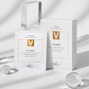 [ROOICELL] Masque en tissu ampoule vitamine Eterno K-Beauty 25ml 10 feuilles Soin énergisant et éclatant pour la peau - Product Image 3