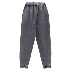 Pantalones Vintage con Lavado Ácido para Mujer, Ligeros, con Logotipo Personalizado, Pantalones de Forro Polar, Ropa Urbana de Moda, Casual, Precio al por Mayor, OEM - Product Image 2