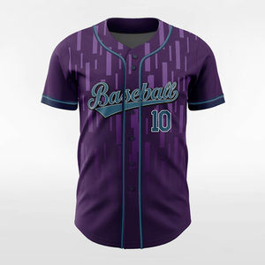 Camiseta de béisbol a rayas con botones, sublimada, uniforme deportivo para equipos deportivos, para hombres, mujeres y jóvenes, camisetas de béisbol OEM - Product Image 1
