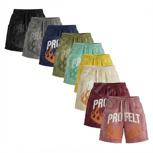 กางเกงขาสั้นคาร์โก้ลำลองผู้ชาย ดีไซน์ใหม่ล่าสุดปี 2026 ผ้าฝ้าย 100% รับสกรีนโลโก้ สไตล์สตรีทแวร์สำหรับฤดูร้อน ความยาวระดับเข่า ทรงหลวม ใส่เล่นกีฬาได้ - Product Image 1