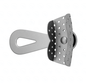 Instruments dentaires perforés d'acier inoxydable de plateau d'impression d'Ehricke de poignée de pivot - Product Image 4