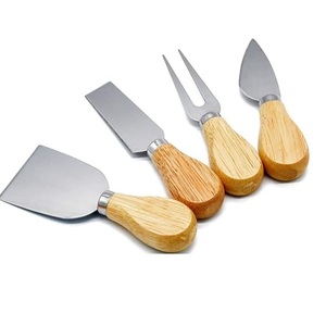 Customized Item Designer <b>Cheese</b> <b>Set</b> With Wooden HandleGorgeous Kitchenware Stainless Steel & Resin <b>Cheese</b> <b>Set</b> - Product Image 1