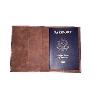 Wholesale High Quality Leather Passport Cover <b>RFID</b> Travel Passport <b>Wallet</b> with ID Window New Design Make Products - Product Image 4