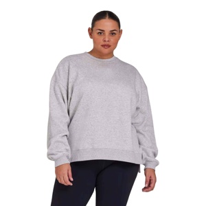 Sweatshirts à col rond de luxe personnalisés pour femmes Sweat-shirt vierge en coton polaire et polyester de qualité supérieure avec impression de logo personnalisée - Product Image 1
