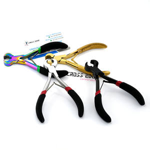 Outils d'extension de cheveux sur mesure pince coupe kératine acier inoxydable couleurs personnalisées pour les coiffeurs pince d'extension de cheveux - Product Image 6