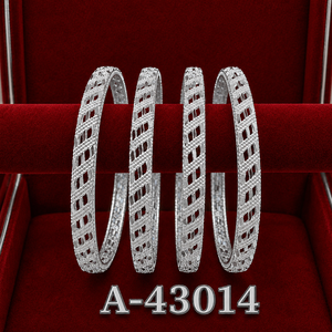 Women's Tibetan Silver <b>Bangles</b> Classic Flower Pattern A-43012 - Product Image 5