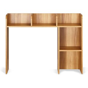 Libreria da Scrivania a 2 Ripiani 94,5 cm x 24,1 cm x 73,4 cm, Organizzatore Espositivo in Legno, Scaffale Portaoggetti in Ferro per Ufficio, Scrivania 94,5 cm x 73,4 cm - Product Image 1