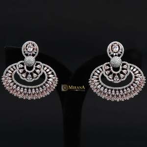 Fashion <b>Chandelier</b> Earrings with Baguette Design - Product Image 4