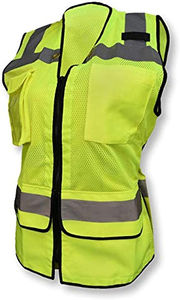 Gilet de sécurité réfléchissant, imperméable, respirant, thermique, antistatique en polyester pour homme, idéal pour les travaux d'arpentage et les situations d'urgence - Product Image 6