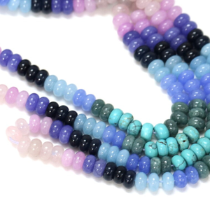 Cuentas de Cuarzo Rosa Azul: Piedras Preciosas de Calidad AAA para Joyería y Manualidades (7-8mm) - Product Image 6