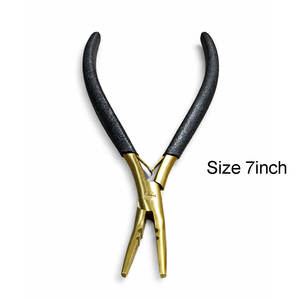 คีมต่อผมปลายแหลมแบบมืออาชีพ  ด้ามจับกันลื่น ใช้งานในร้านเสริมสวย ราคาโรงงาน OEM - Product Image 3