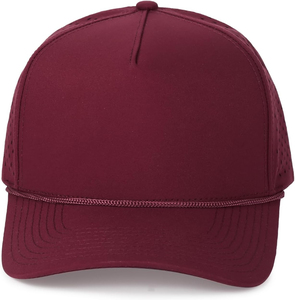 หมวกแก๊ปแฟชั่นกอล์ฟสีเทาอ่อนสะท้อนแสงสำหรับกิจกรรมกลางแจ้ง รับผลิตตามสั่งพร้อมโลโก้ - Product Image 4