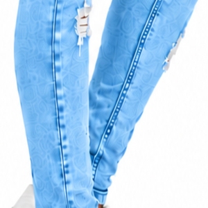 Jeans de Mezclilla Ajustados para Mujer, Estilo Desgastado, Acabado Suave, Elásticos y Flexibles, Diseño Clásico con Bolsillos, Estilo Casual para el Día a Día - Product Image 6