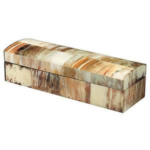 Caja de cuerno de búfalo hecha a mano para empaque de joyería - Product Image 6