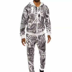 Service OEM, faible MOQ, vente en gros, survêtement pour hommes en sublimation, prix raisonnable, en stock, survêtement léger pour hommes en sublimation - Product Image 1