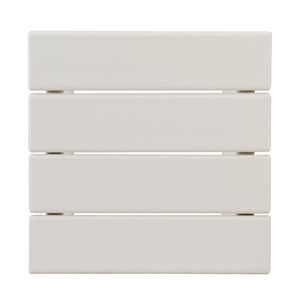 Tavolino Quadrato in HDPE Bianco a Strato Singolo 36*36*47cm per Arredamento Soggiorno - Product Image 3