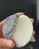 Reloj de Lujo de Moda de Alta Calidad con Diamantes de Moissanita y Cuarzo Japonés para Uso Diario, Disponible a Precio de Fábrica