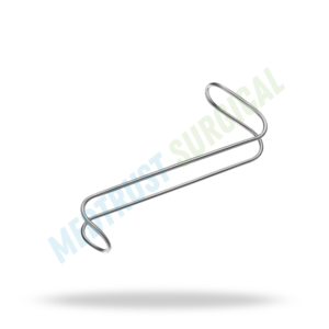 Retractor Quirúrgico en Forma de S de 16 cm, Acero Inoxidable, Instrumento de Rinoplastia ORL - Product Image 4