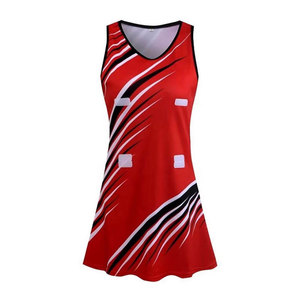 Custom Team Netball Uniform Printed Breathable Polyester Fabric Windproof Quick Dry <b>Athletic</b> Training Match Jersey Set - Product Image 4